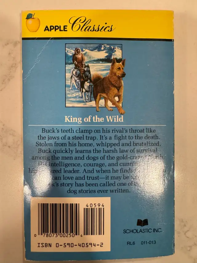 4 Animal Books for Young Readers - Call of the Wild, White Fang63010223251713122