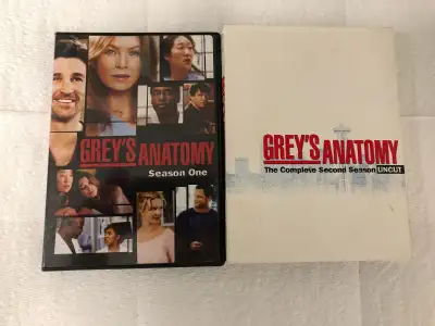 Grey's Anatomy, seas1,2,4,5,6,7,8 $5 each or....., View more