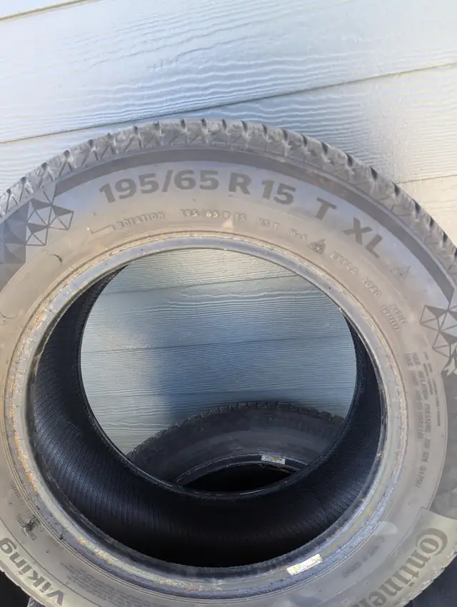 Pneu d hiver. 195-65-15 in Tires & Rims in St-Georges-de-Beauce - Image 2