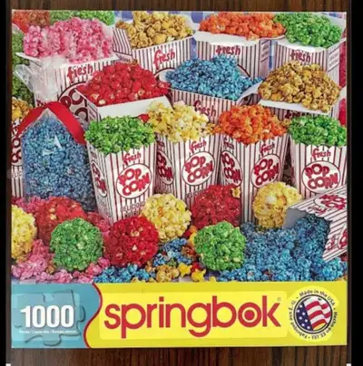 1000 PIECE TECHNICOLOR TREATS PUZZLE FOR SALE. NO MISSING PIECES. MUST PICKUP IN PICKERING. SELLING...