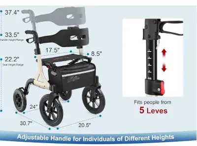 MaxS walk Rollator Walker. Brand new!, View more
