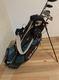 Left Handed Golf Clubs and Golf Bag (Men's)