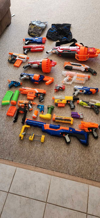 NERF  guns and accessories