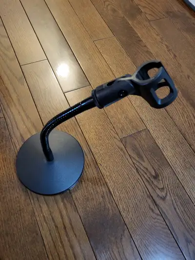 Microphone Stand for Desk – Height Adjustable | Brand New, View more