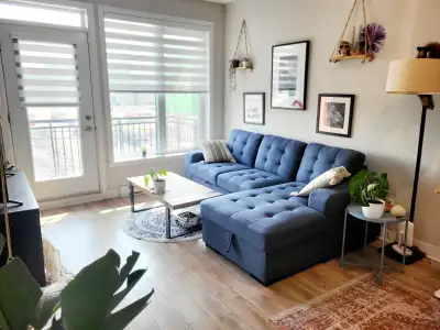 Gorgeous sunny 1 bedroom condo in Hochelaga-Maisonneuve, faces the sun all day for amazing natural l...