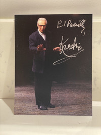 The Amazing Kreskin Autographed Photo Mentalist Magician