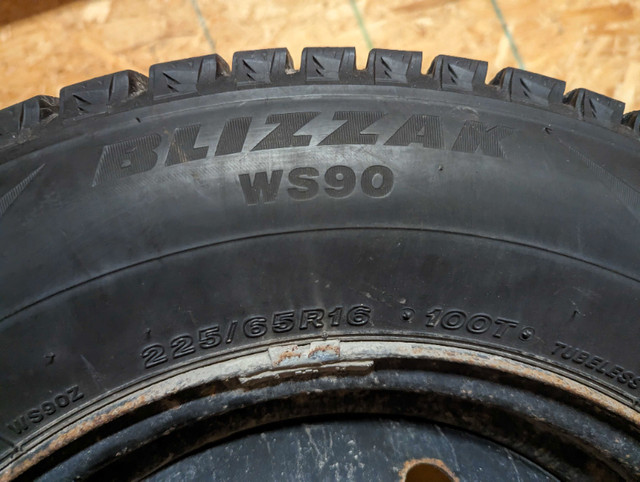 Bridgestone Blizzak Winter Tires - 225/65R16 - Excellent Shape! in Tires & Rims in Ottawa - Image 3