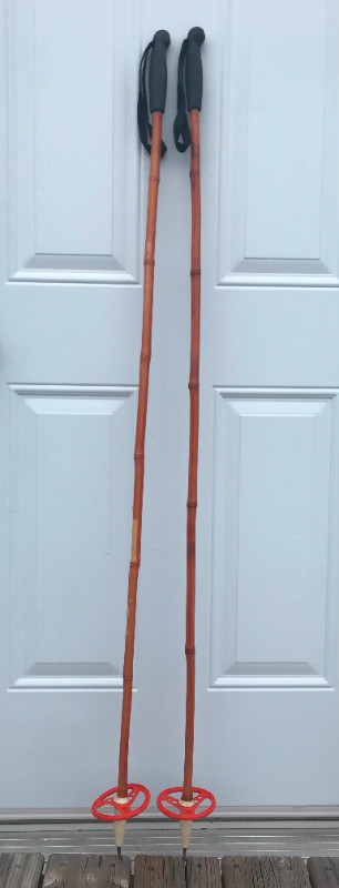 SPARTA Bamboo Vintage Cross-Country Ski Poles - Made in Norway! in Ski in Ottawa