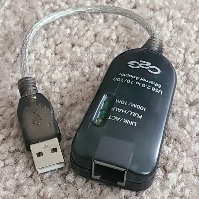 C2G 39998 USB 2.0 Fast Ethernet Network Adapter (7.5 Inch), View more