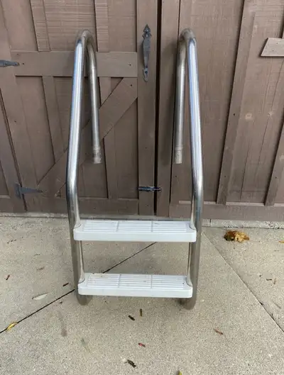 Two step pool or dock ladder.