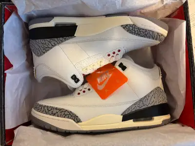 Jordan 3 White Cement Reimagined size 11, View more