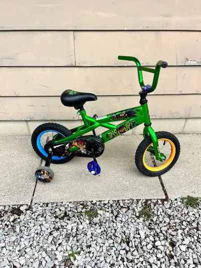 Ninja Turtles kids bicycle with training wheels, View more