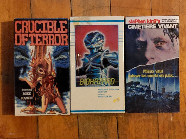 VHS tapes (horror, scifi, etc) prix variés / varied prices dans CD, DVD et Blu-ray  à Ouest de l’Île - Image 2