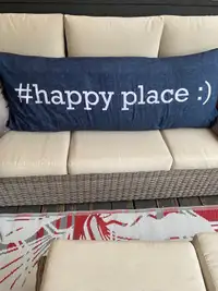 #happy place long body pillow