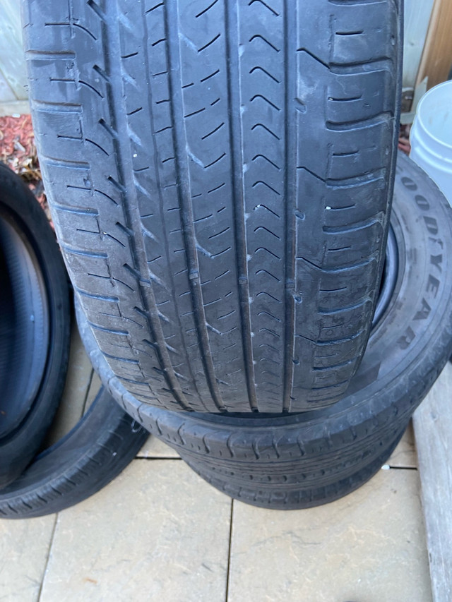 4 225/55R16 Goodyear all season tires in Tires & Rims in La Ronge - Image 2