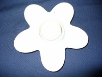 Chandelier en forme de fleur blanche, nénufar