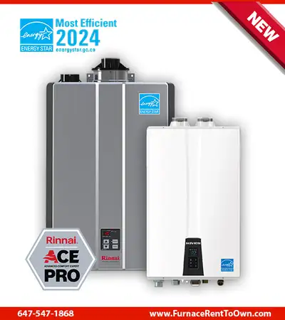 Tankless Water Heater $47.99 with 12 Months No Payment!, View more