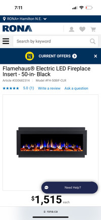 Flamehaus Electric Fire place