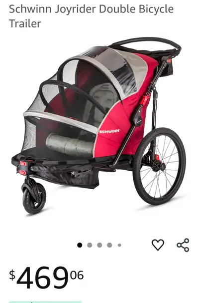 SCHWIN 2 SEATER BICYCLE TRAILER, View more