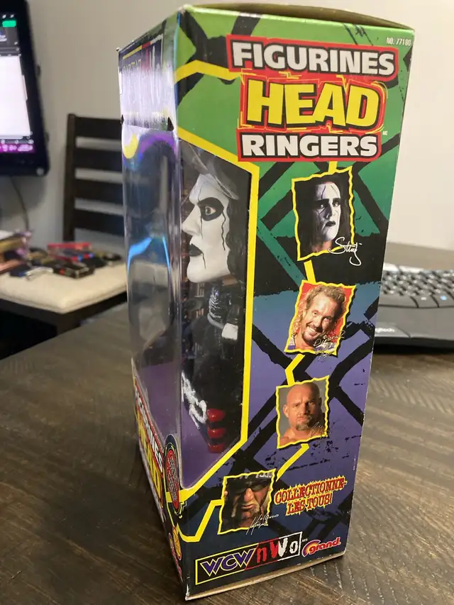 1999 Sting Head Ringers Bobble Head in Arts & Collectibles in Winnipeg - Image 3