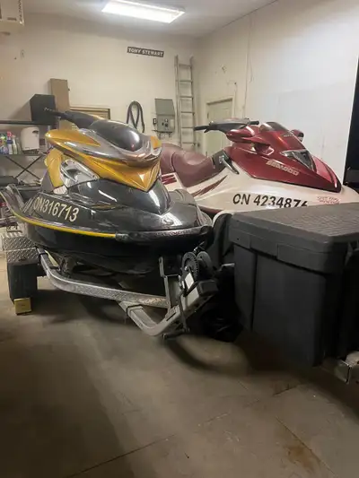I am selling two Seadoos. These used watercraft are perfect for summer fun on the lake. They've prov...