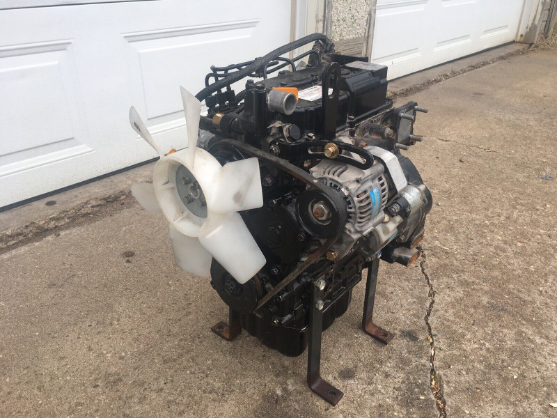 Isuzu/Yanmar 22HP 3 Cyl Diesel Engine for Parts or Repair for sale  