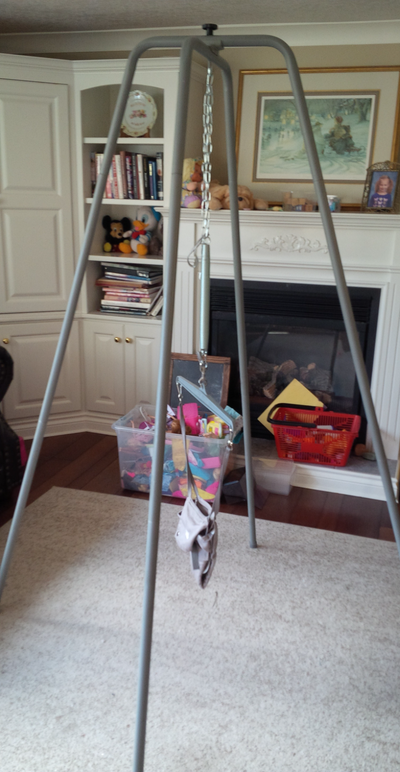 The Original Baby Exerciser. 72 inches high with a floor footprint of 43 inches. Portable Indoors an...