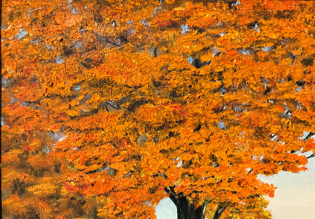 Original Painting, “Autumn Day” By Malcolm (Mac) R. MacDonald in Arts & Collectibles in Owen Sound - Image 3