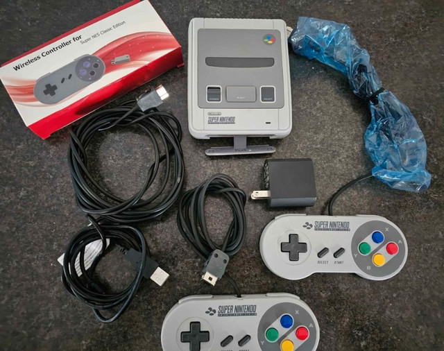 Authentic Euro SNES (Rare) without box in Older Generation in Lethbridge