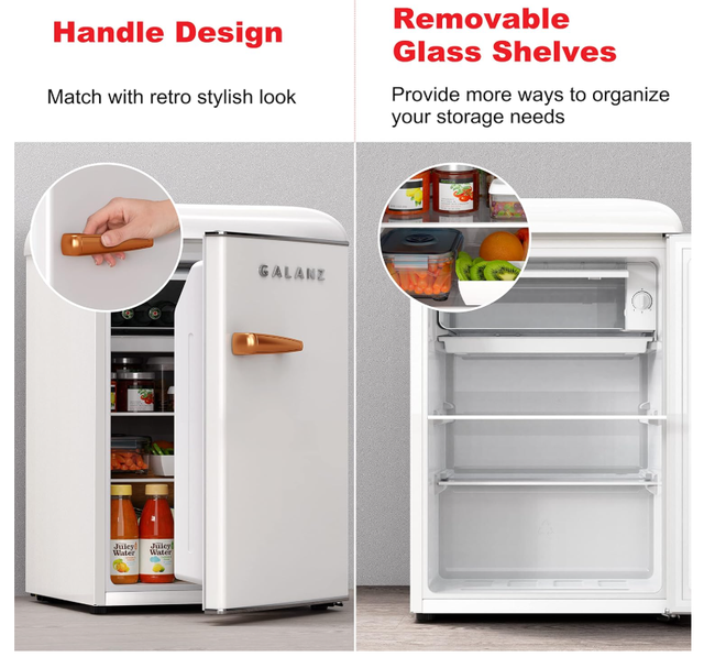 Sold - Galanz Mini Retro Fridge/Refrigerator - Sold in Refrigerators in Mississauga / Peel Region - Image 11