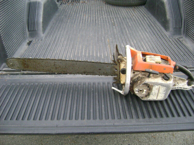 Stihl 075 bar and 28" chain Cannon Total bars Husqvarna in Power Tools in Penticton