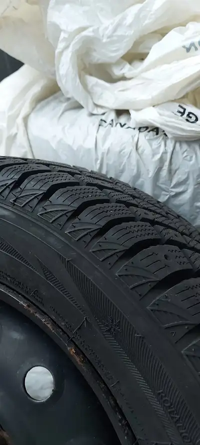 Selling a full set of 4 Ironman Polar Trax WPS winter tires, mounted on 14” steel rims. Perfect for...