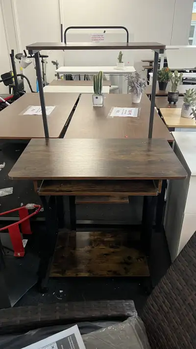 32" Mobile Computer Table, Rolling Study Desk for Home Office wi, View more