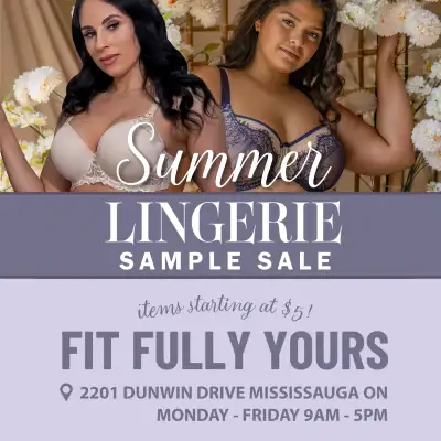 Our sample sale is back! Join us at 2201 Dunwin Dr from Monday to Friday between the hours of 9am -...