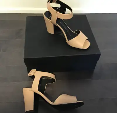 Giuseppe Zanotti Beige Leather Heels (6.5) Real leather Size 6.5 Never worn With box