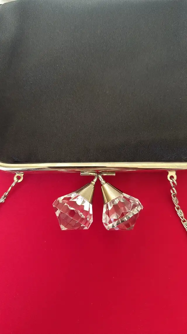 Satin Shoulder Purse/Clutch (great condition)62863285427202124