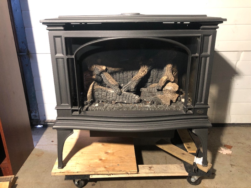 LOPI Greenfield GSR2 Deluxe 3 Sided View Freestanding Fireplace Fireplace & Firewood Barrie