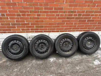 205/55/R16 winter tires with rims, used for two seasons then have been stored. 5x114.3 and 64.1mm bo...