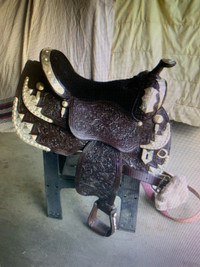 Billy royal silver show saddle