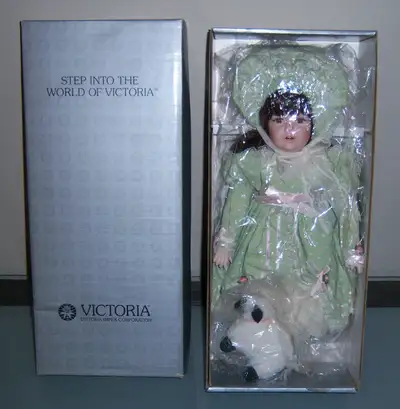 Victoria Impex Corp Doll- Mary had a little lamb. Brand new. Never played with. Original box. From t...