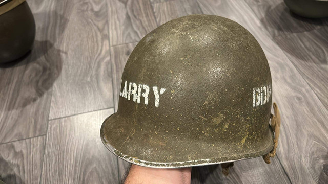 Paratrooper USm1 helmet ww2  dans Art et objets de collection  à Laval/Rive Nord - Image 3
