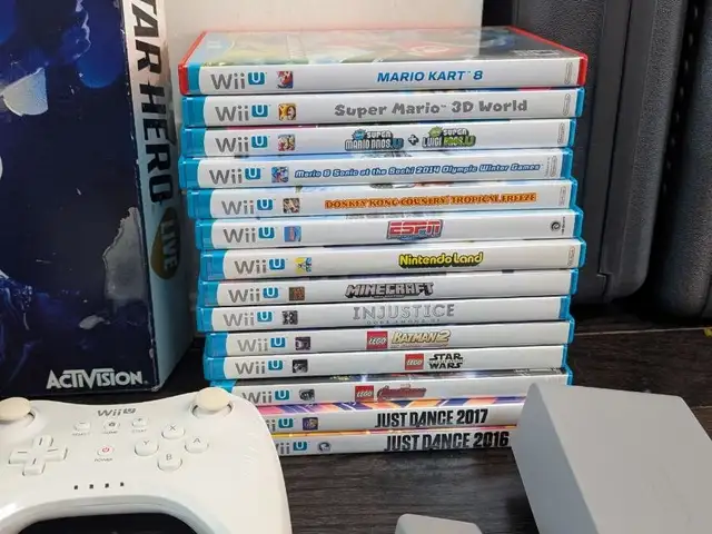 Nintendo Wii U with Games and Accessories in Nintendo Wii U in Markham / York Region - Image 3