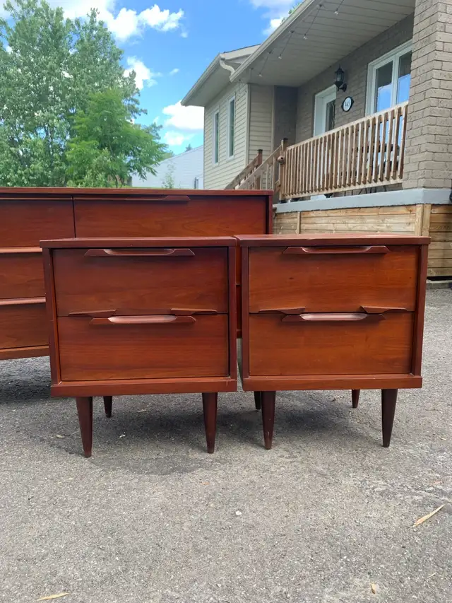 Rare ensemble de chambre Viscol, modèle 417, 1961-1962 in Dressers & Wardrobes in Lanaudière - Image 5