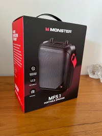 Monster Portable Bluetooth Speaker, Wireless Loud Speaker Karaok