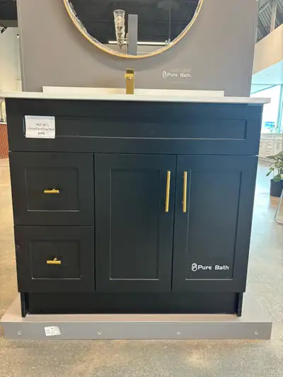 36″ Bathroom Vanity MDF with Countertop, View more