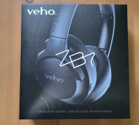 Veho ZB-7 Wireless Noise Cancelling Headphones new in box.