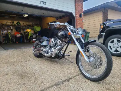 2009 Saxon Firestorm S&S 96cu in, 104hp. Very nice strong running bike.