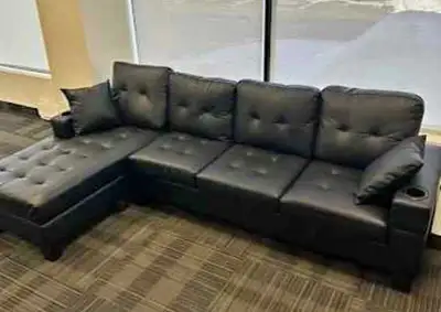 Modern 4-Seater Sectional Sofa |Spacious & Stylish L-Shape Couch, View more