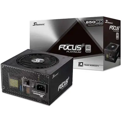 Brand: Seasonic, Model: FOCUS-PX-850, Wattage: 850W Condition: Used Included Accessories: Power supp...