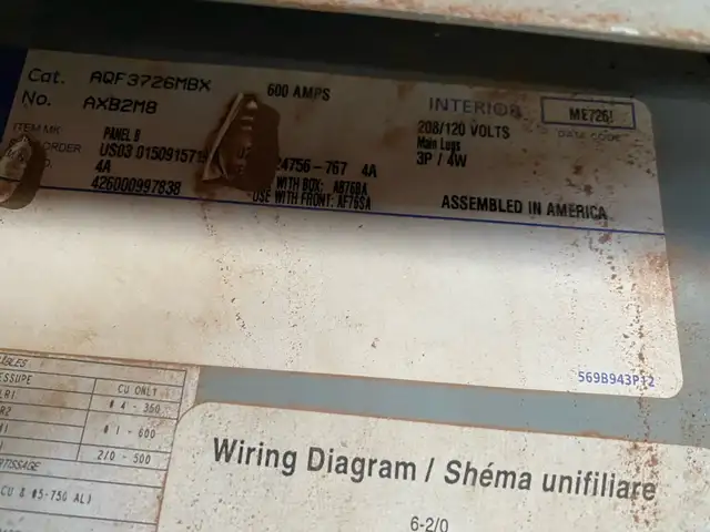 GE A Series 3 panel board in Electrical in Summerside - Image 4